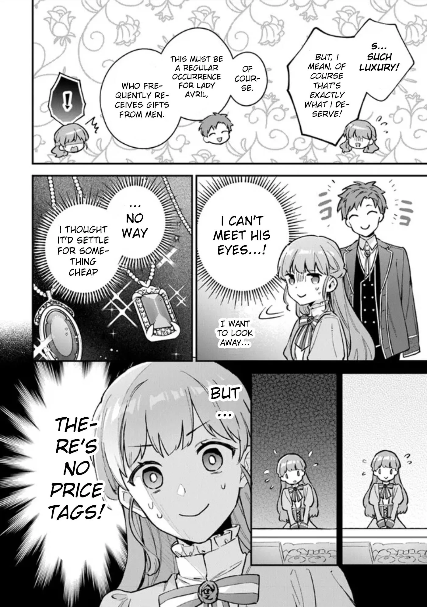 An Incompetent Woman Wants to Be a Villainess ~The Young Lady Who Married as a Substitute for Her Stepsister Didn't Notice the Duke's Doting~ Chapter 3 page 8