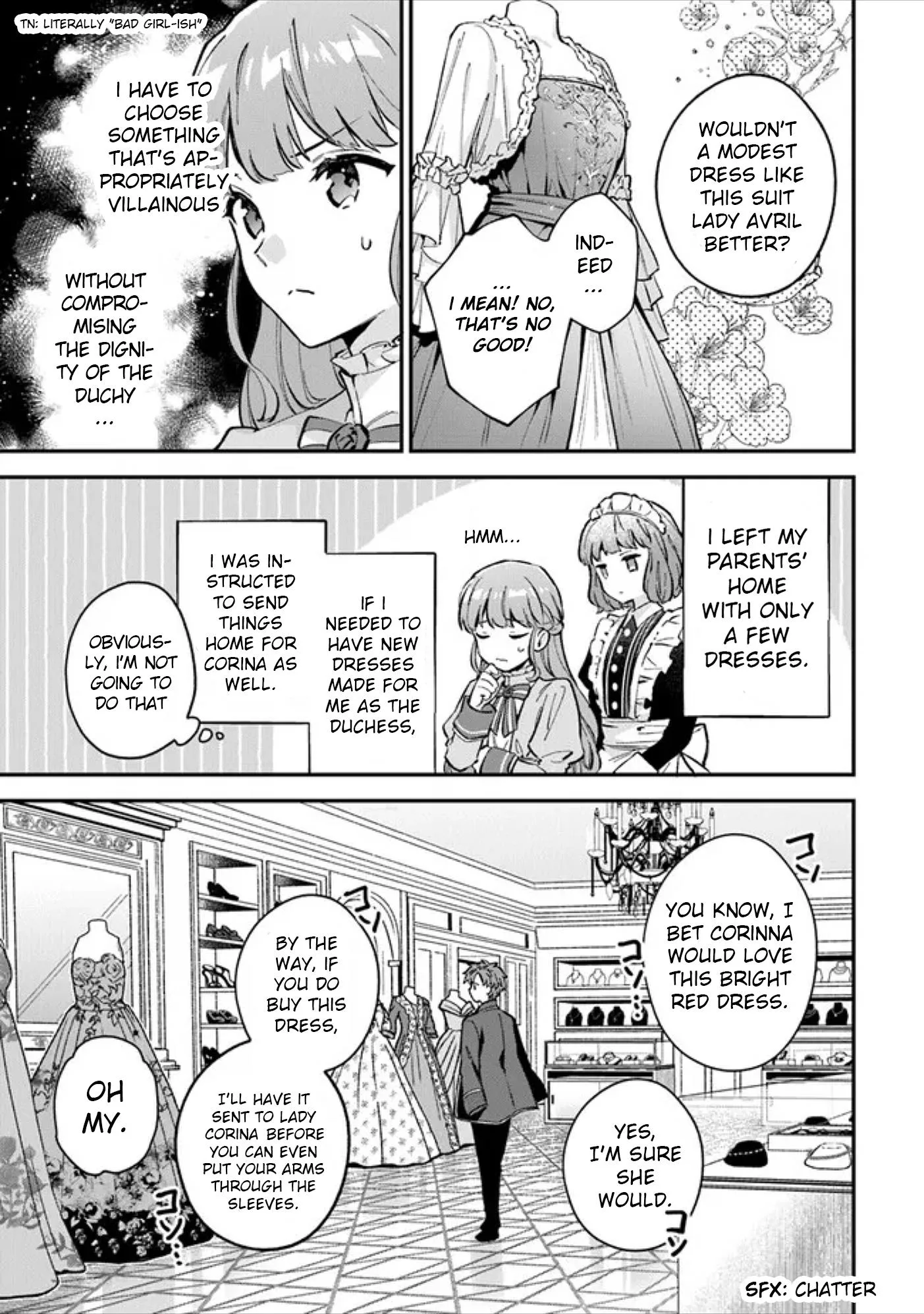 An Incompetent Woman Wants to Be a Villainess ~The Young Lady Who Married as a Substitute for Her Stepsister Didn't Notice the Duke's Doting~ Chapter 3 page 5