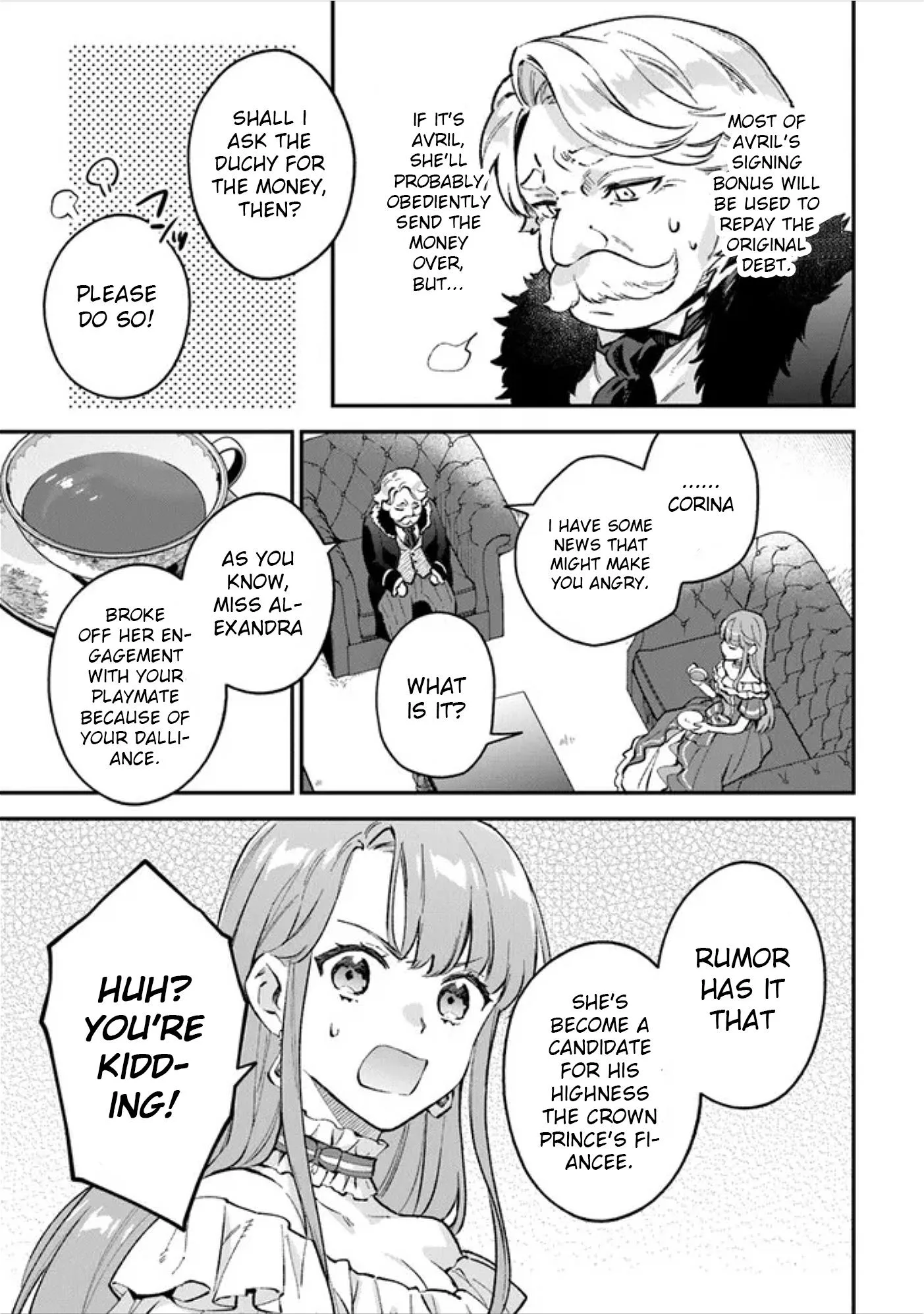 An Incompetent Woman Wants to Be a Villainess ~The Young Lady Who Married as a Substitute for Her Stepsister Didn't Notice the Duke's Doting~ Chapter 4.1 page 5