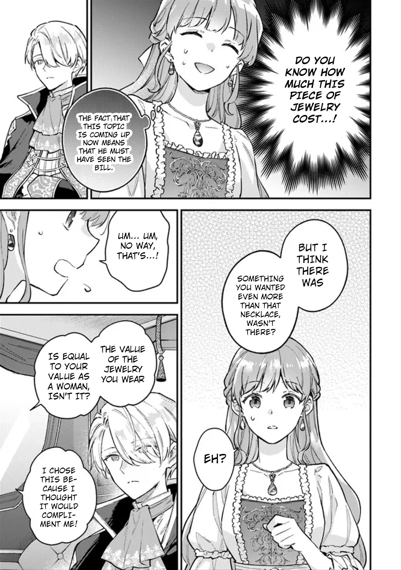 An Incompetent Woman Wants to Be a Villainess ~The Young Lady Who Married as a Substitute for Her Stepsister Didn't Notice the Duke's Doting~ Chapter 4.2 page 8