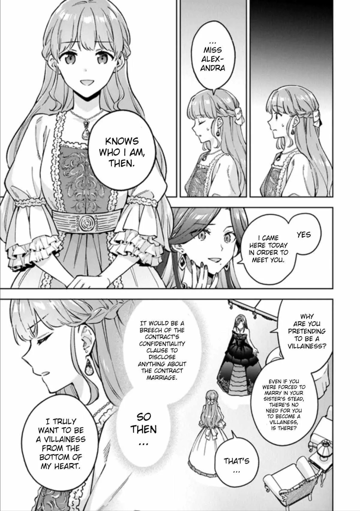 An Incompetent Woman Wants to Be a Villainess ~The Young Lady Who Married as a Substitute for Her Stepsister Didn't Notice the Duke's Doting~ Chapter 5 page 16
