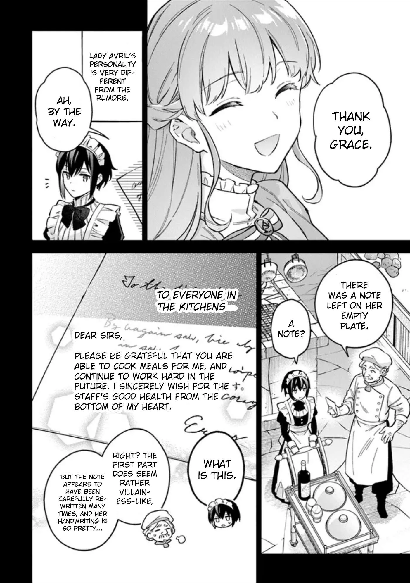 An Incompetent Woman Wants to Be a Villainess ~The Young Lady Who Married as a Substitute for Her Stepsister Didn't Notice the Duke's Doting~ Chapter 6 page 4