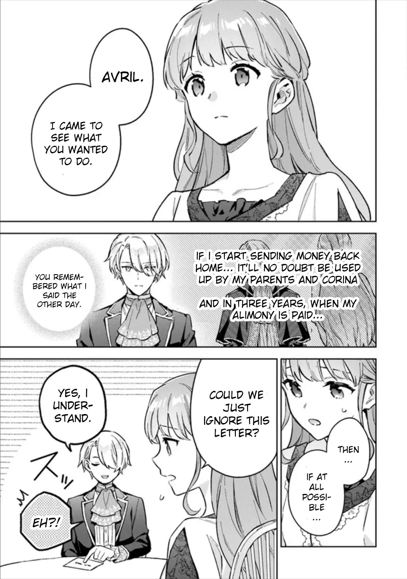 An Incompetent Woman Wants to Be a Villainess ~The Young Lady Who Married as a Substitute for Her Stepsister Didn't Notice the Duke's Doting~ Chapter 6 page 15