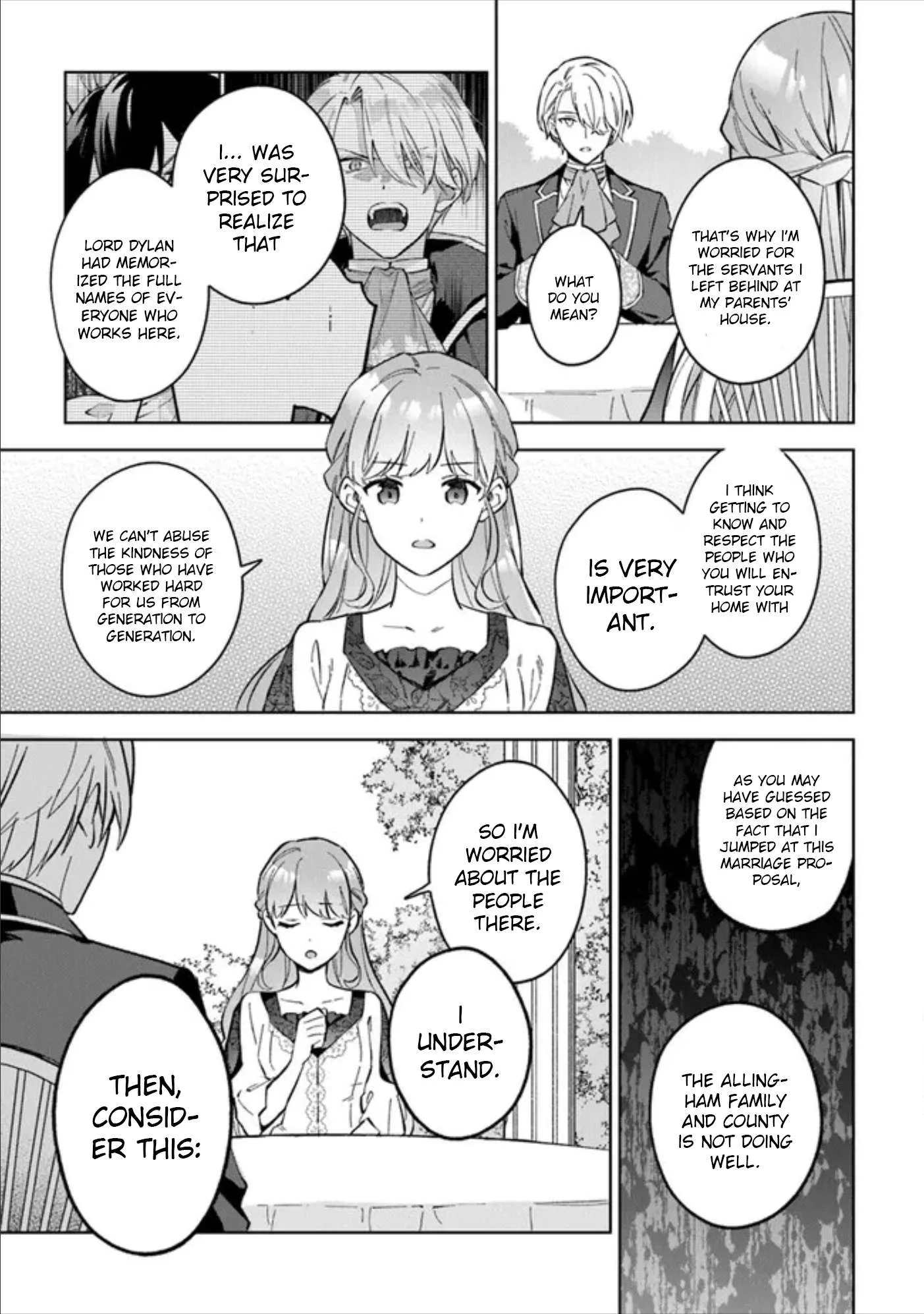 An Incompetent Woman Wants to Be a Villainess ~The Young Lady Who Married as a Substitute for Her Stepsister Didn't Notice the Duke's Doting~ Chapter 6 page 19