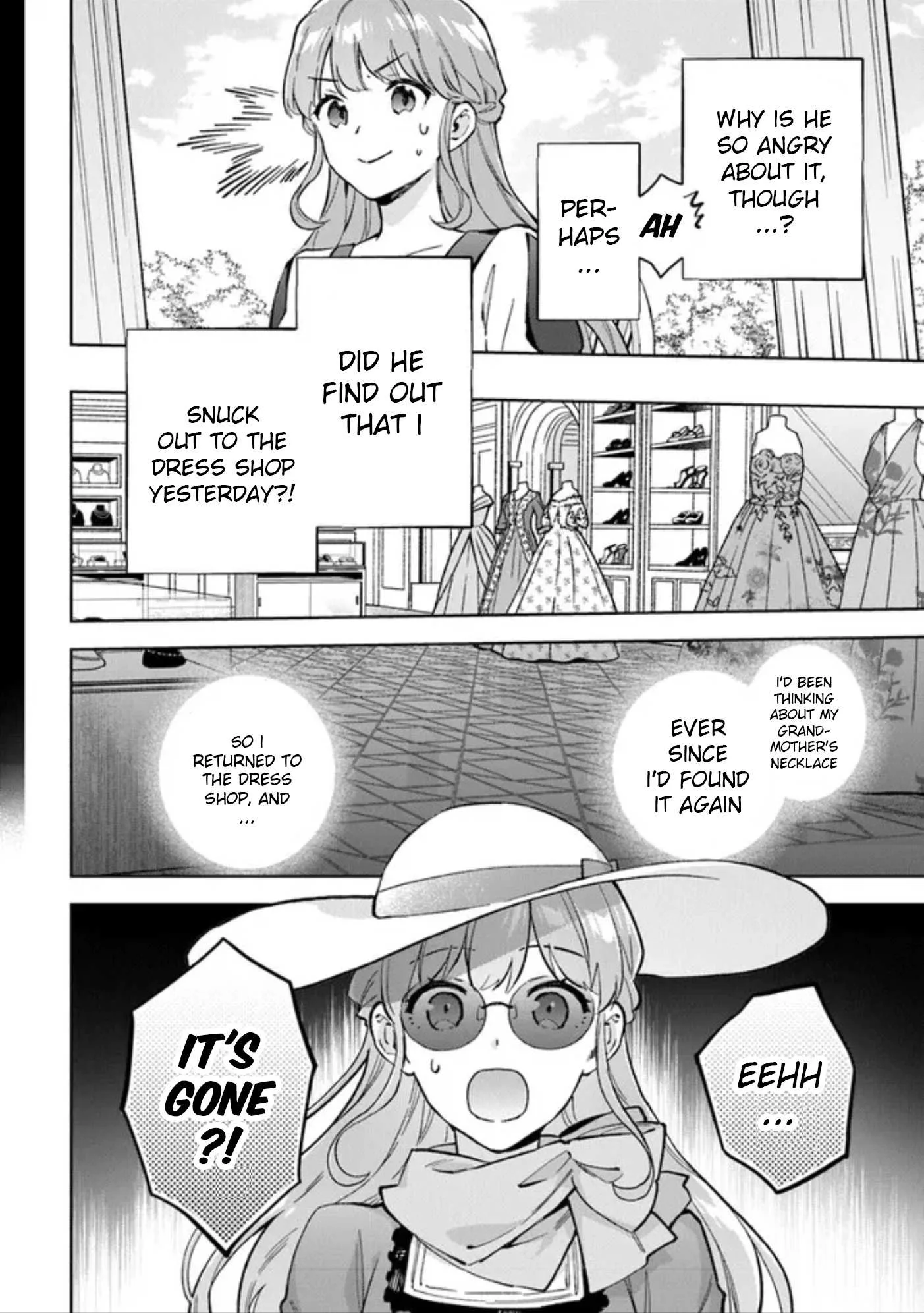 An Incompetent Woman Wants to Be a Villainess ~The Young Lady Who Married as a Substitute for Her Stepsister Didn't Notice the Duke's Doting~ Chapter 7 page 3