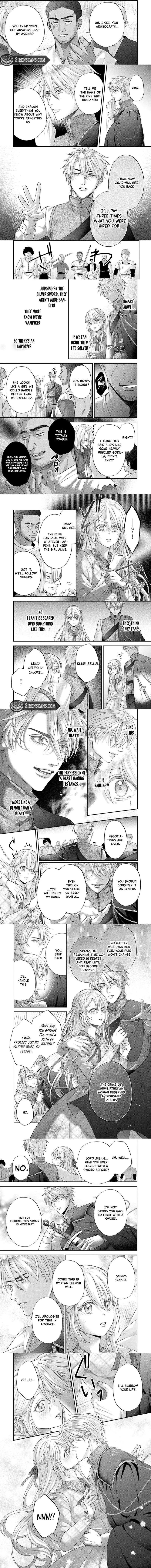 Anata no Chouhi de Kamawanai - Kishi Reijou wa Kyuuketsu Koushaku ni Dekiaisareru Chapter 11 page 3