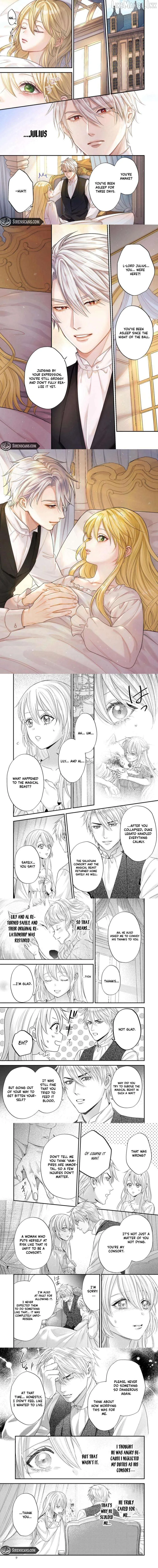 Anata no Chouhi de Kamawanai - Kishi Reijou wa Kyuuketsu Koushaku ni Dekiaisareru Chapter 13 page 3
