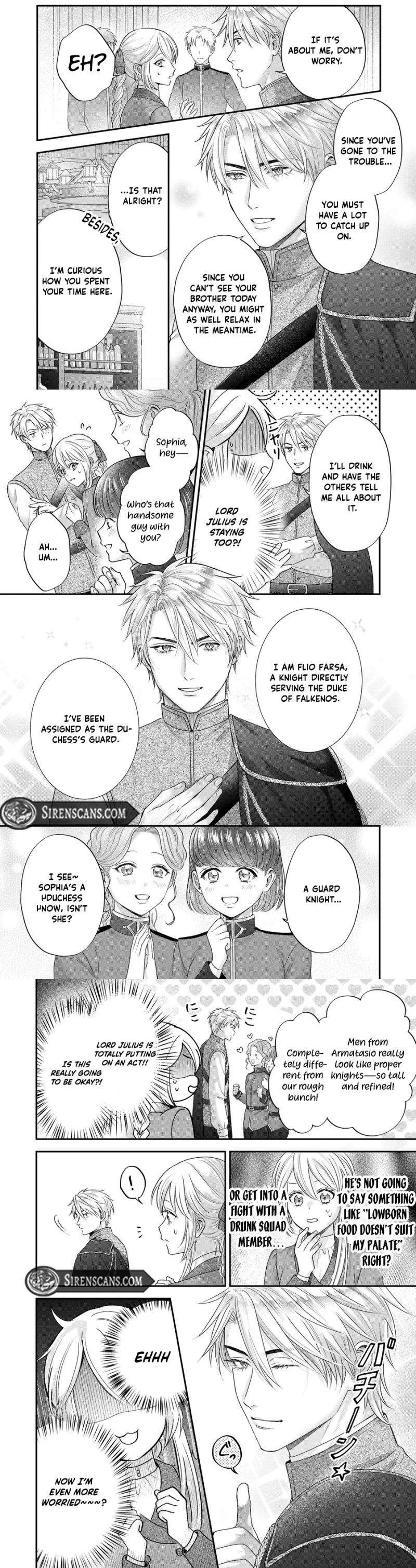 Anata no Chouhi de Kamawanai - Kishi Reijou wa Kyuuketsu Koushaku ni Dekiaisareru Chapter 9 page 4
