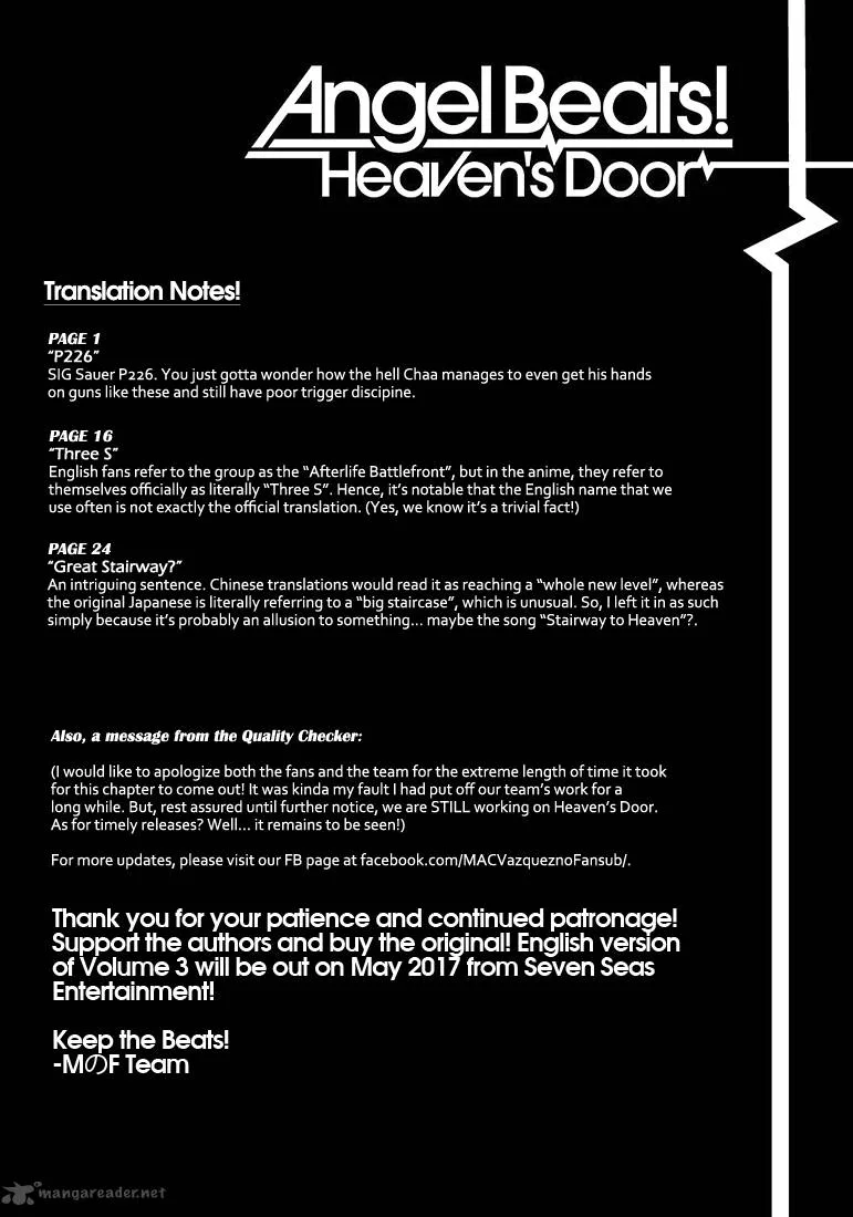 Angel Beats! - Heaven's Door Chapter 38 page 29