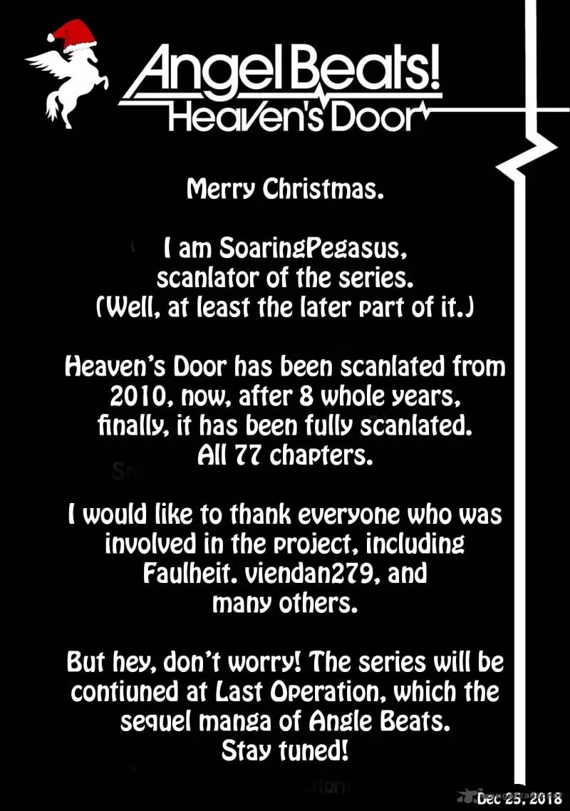 Angel Beats! - Heaven's Door Chapter 77 page 24