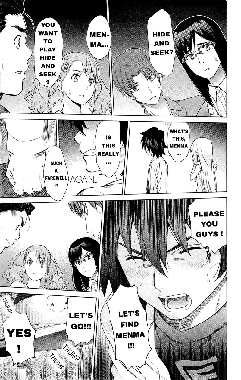Ano Hi Mita Hana no Namae o Bokutachi wa Mada Shiranai. Chapter 13 page 18