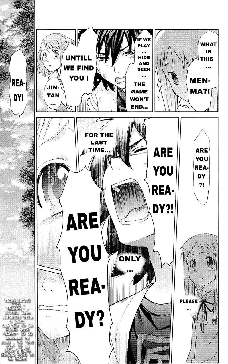 Ano Hi Mita Hana no Namae o Bokutachi wa Mada Shiranai. Chapter 13 page 28