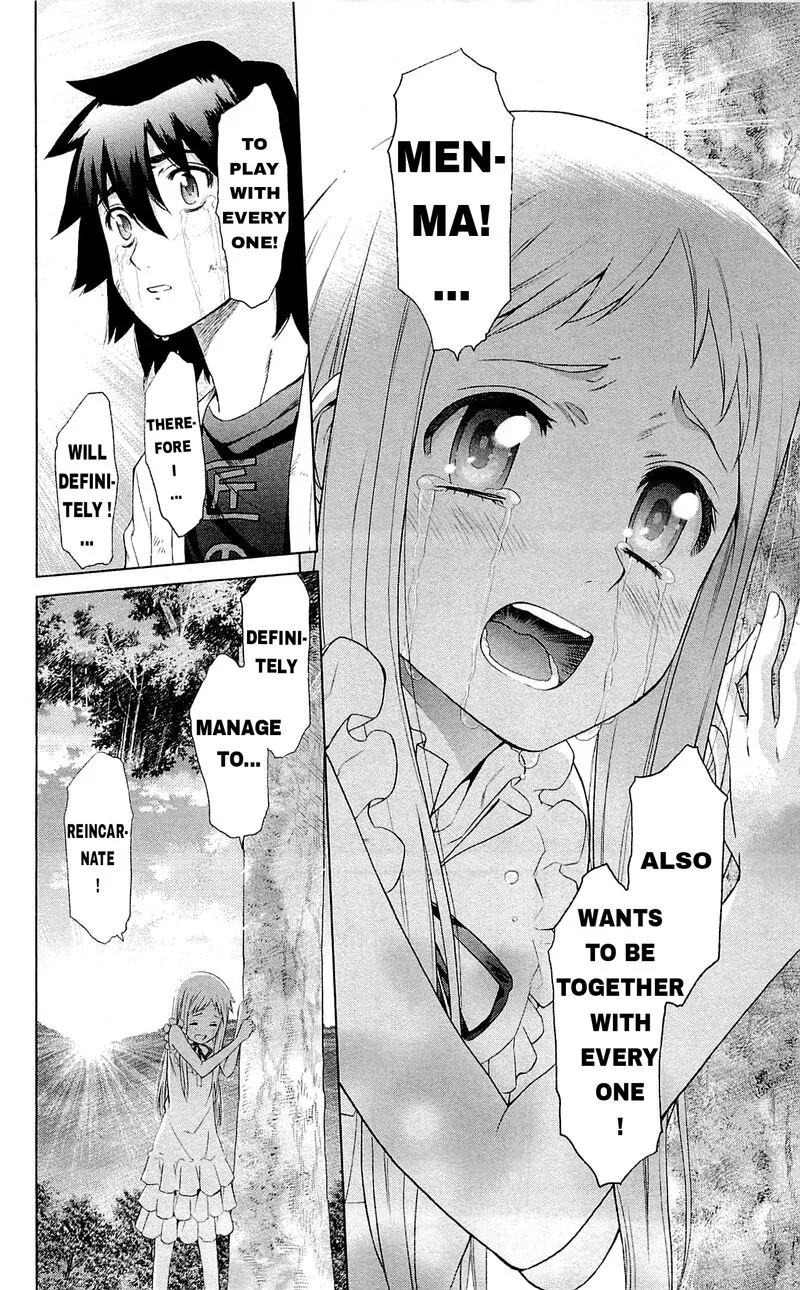 Ano Hi Mita Hana no Namae o Bokutachi wa Mada Shiranai. Chapter 13 page 33
