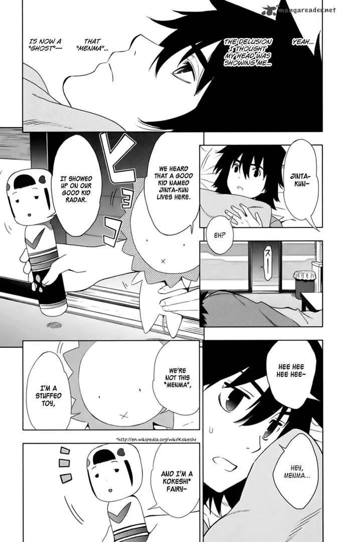 Ano Hi Mita Hana no Namae o Bokutachi wa Mada Shiranai. Chapter 5 page 22