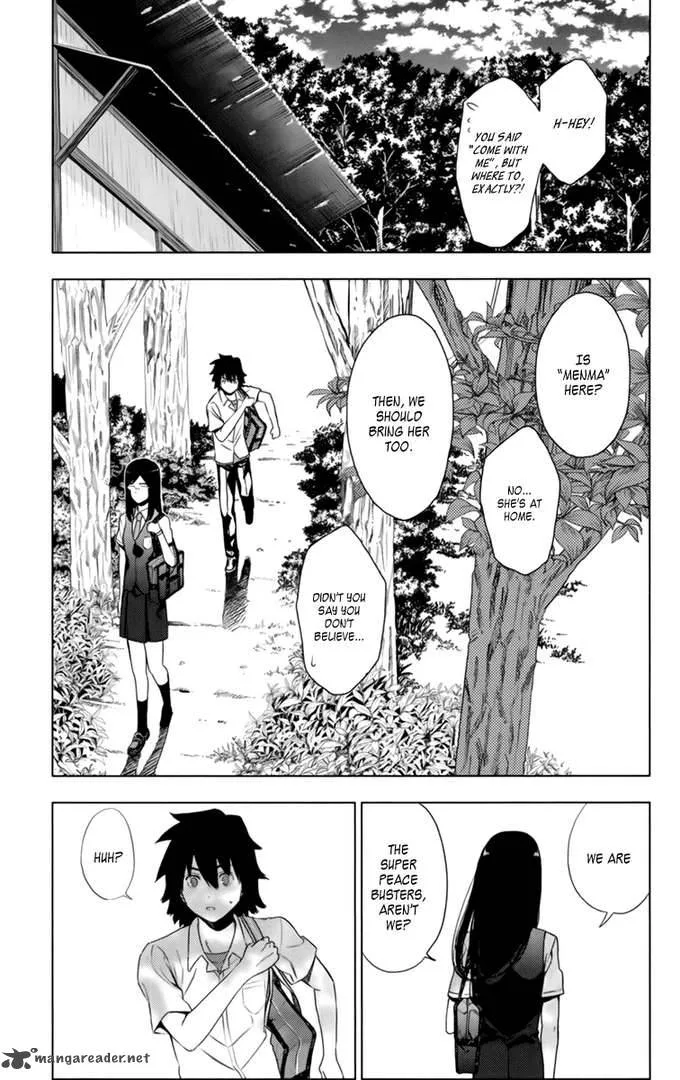 Ano Hi Mita Hana no Namae o Bokutachi wa Mada Shiranai. Chapter 5 page 30