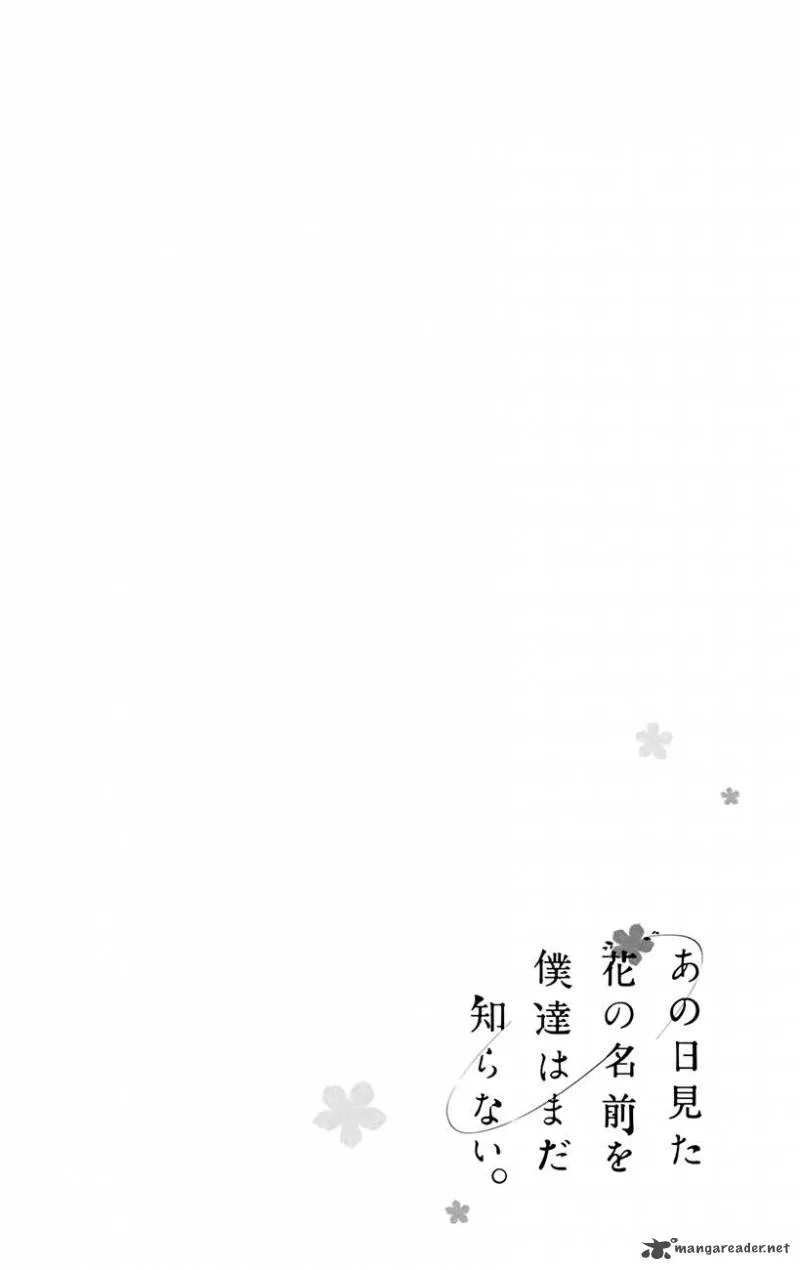 Ano Hi Mita Hana no Namae o Bokutachi wa Mada Shiranai. Chapter 6 page 45