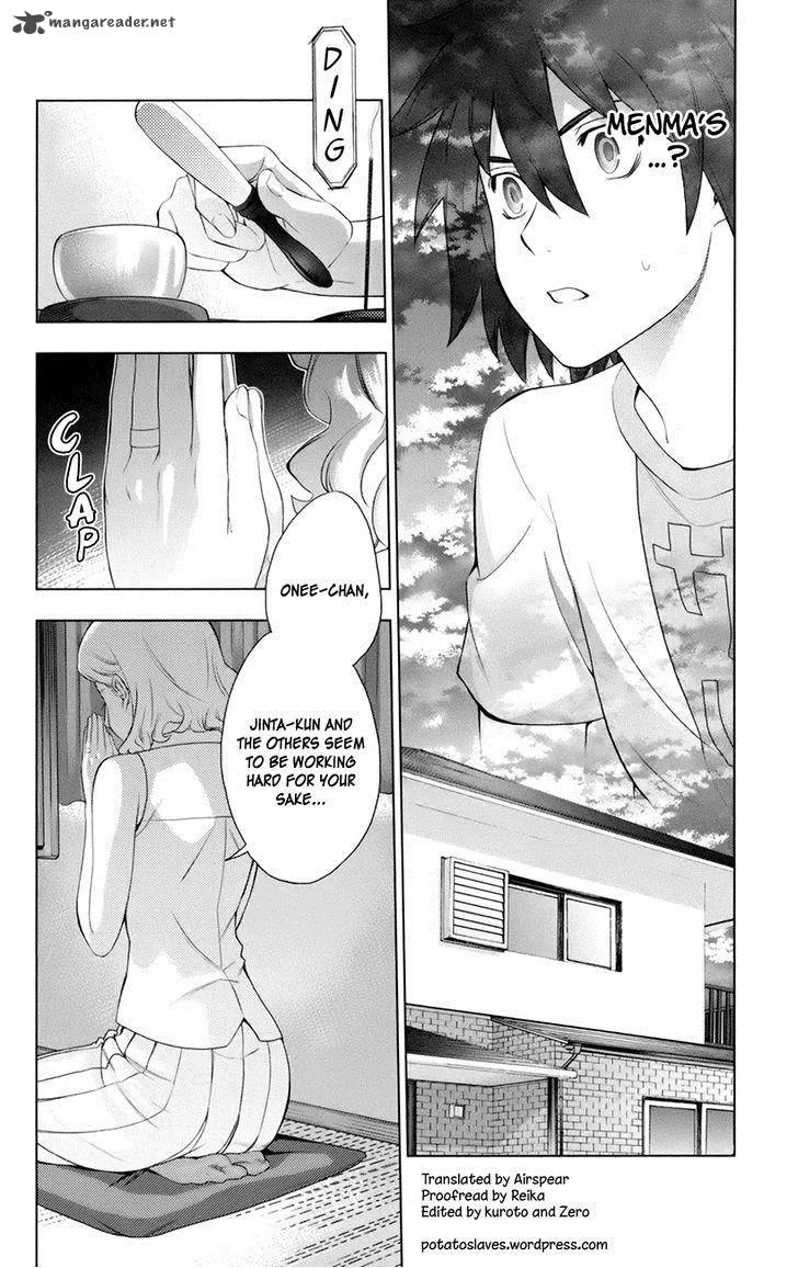 Ano Hi Mita Hana no Namae o Bokutachi wa Mada Shiranai. Chapter 7 page 43