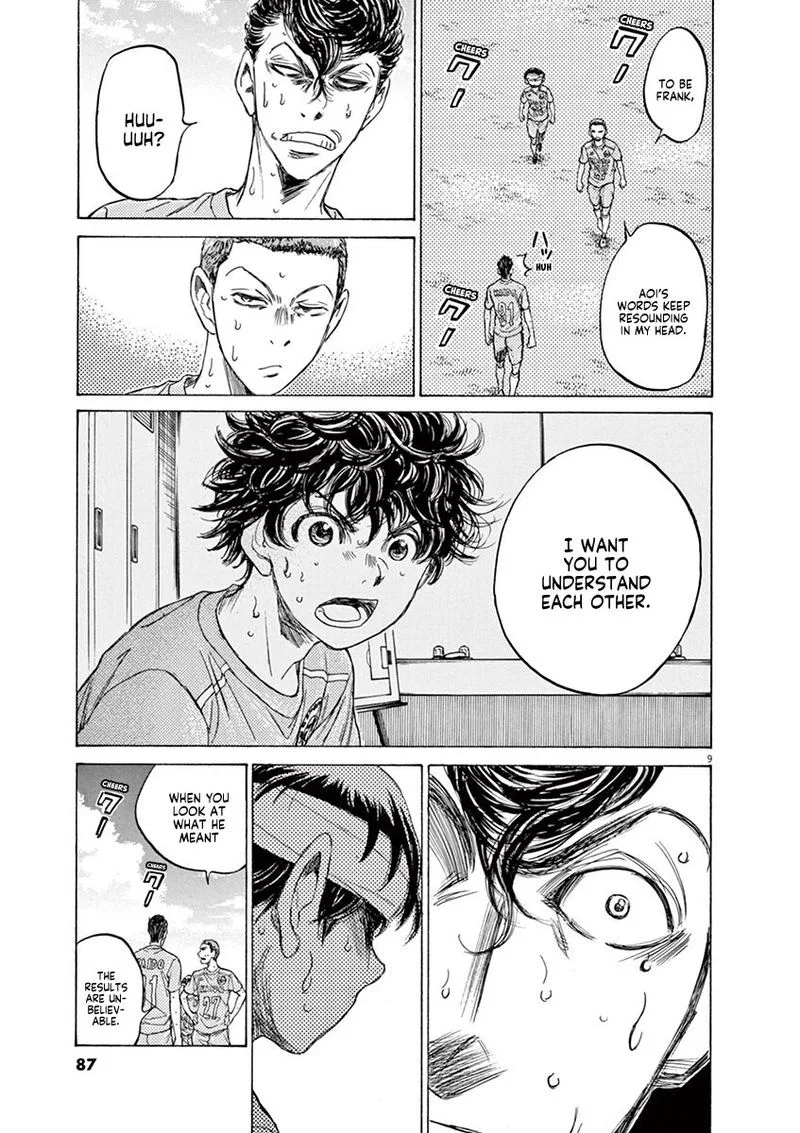 Ao Ashi Chapter 109 page 9