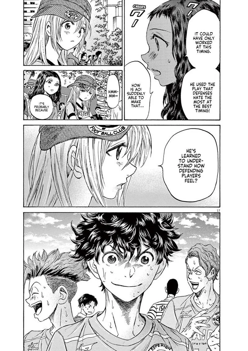 Ao Ashi Chapter 111 page 17