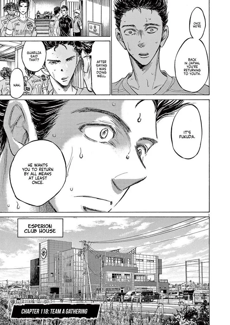 Ao Ashi Chapter 118 page 3