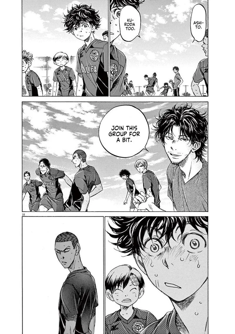 Ao Ashi Chapter 120 page 18