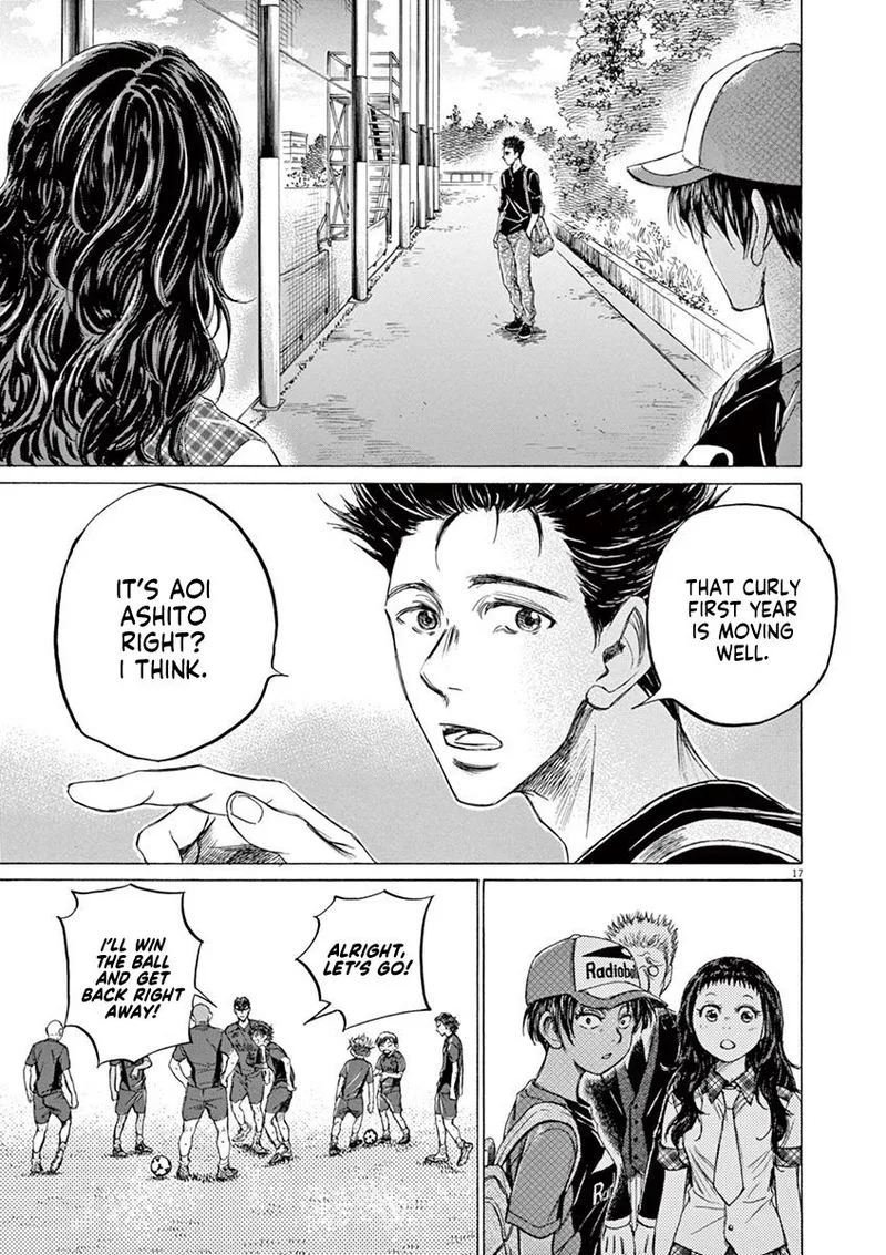 Ao Ashi Chapter 120 page 17