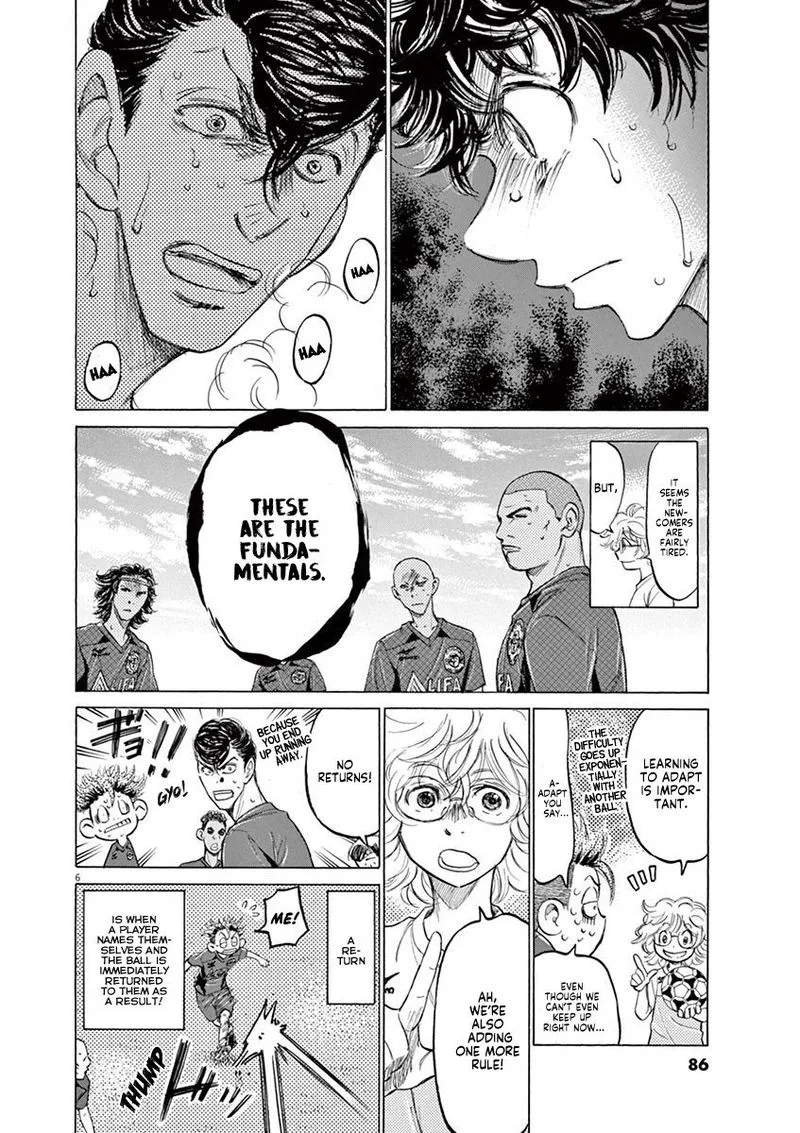 Ao Ashi Chapter 120 page 6