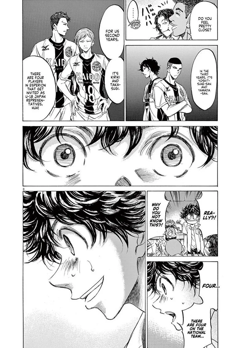 Ao Ashi Chapter 122 page 8