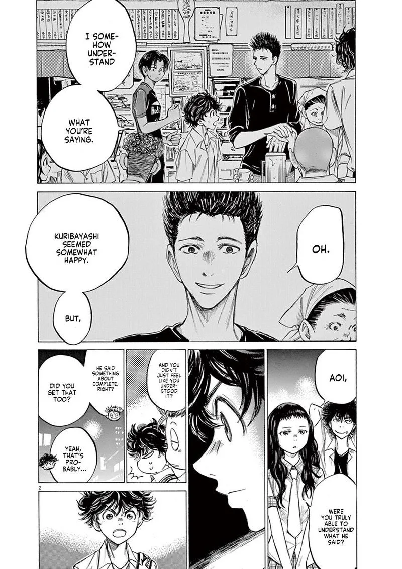 Ao Ashi Chapter 124 page 2