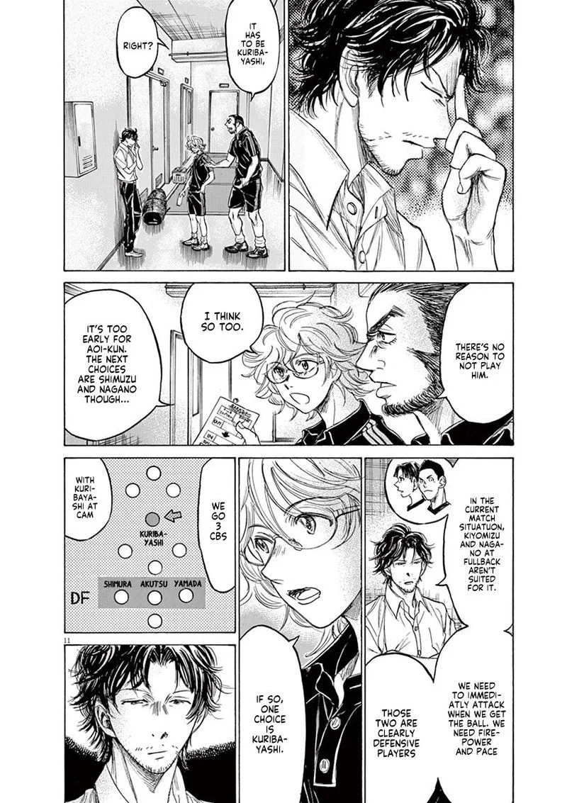 Ao Ashi Chapter 128 page 12