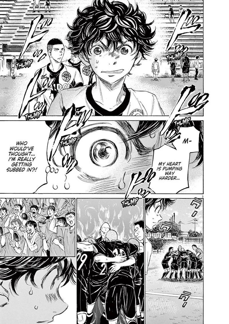 Ao Ashi Chapter 129 page 3