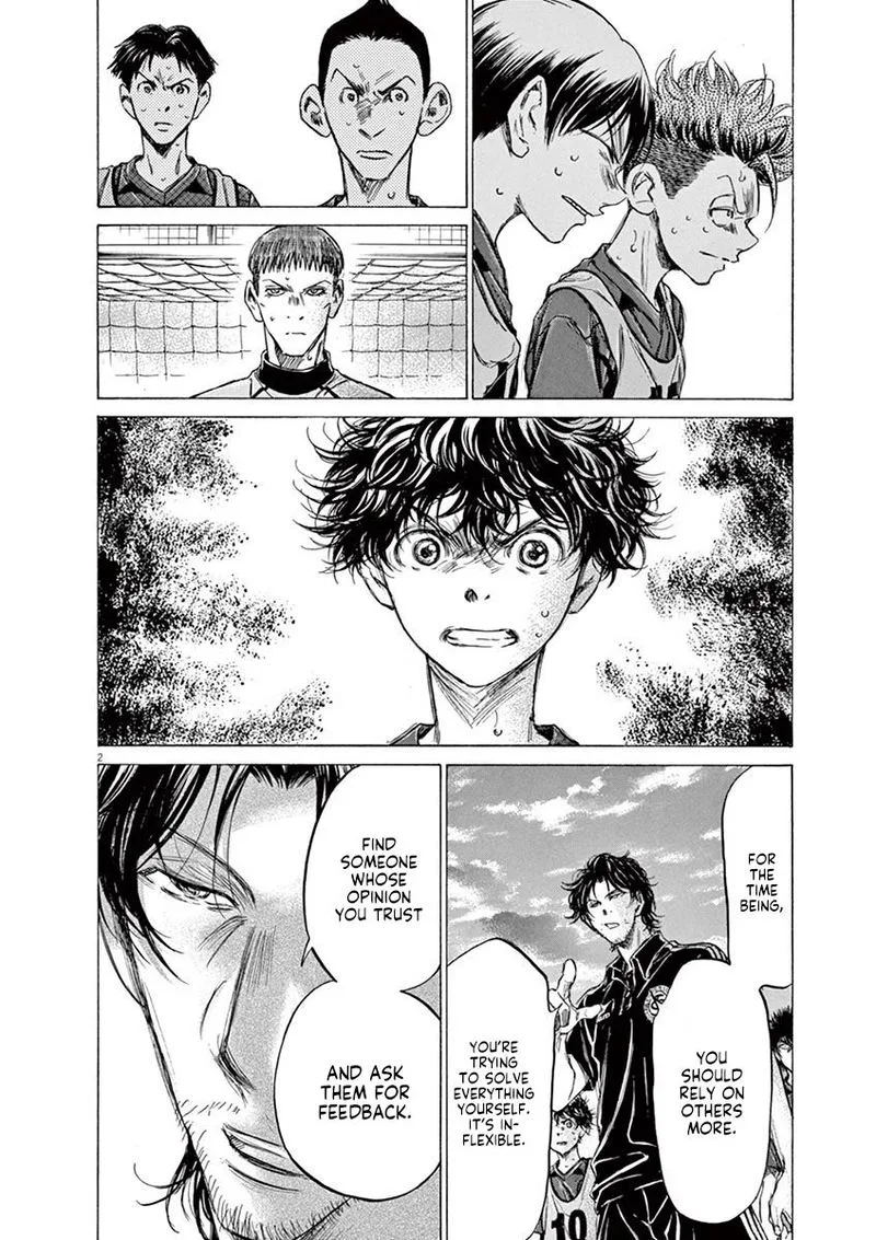 Ao Ashi Chapter 140 page 2