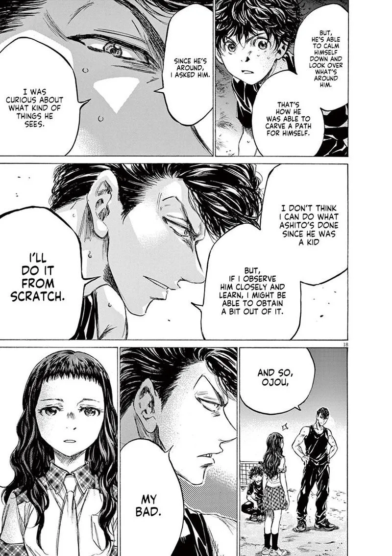 Ao Ashi Chapter 141 page 19