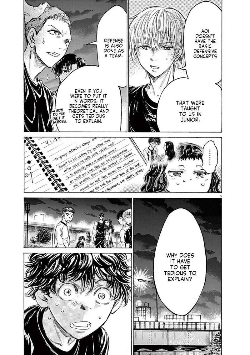 Ao Ashi Chapter 142 page 5
