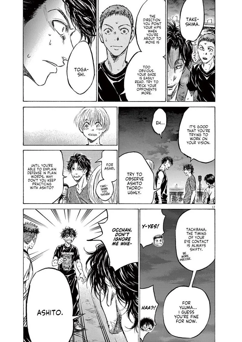 Ao Ashi Chapter 142 page 17
