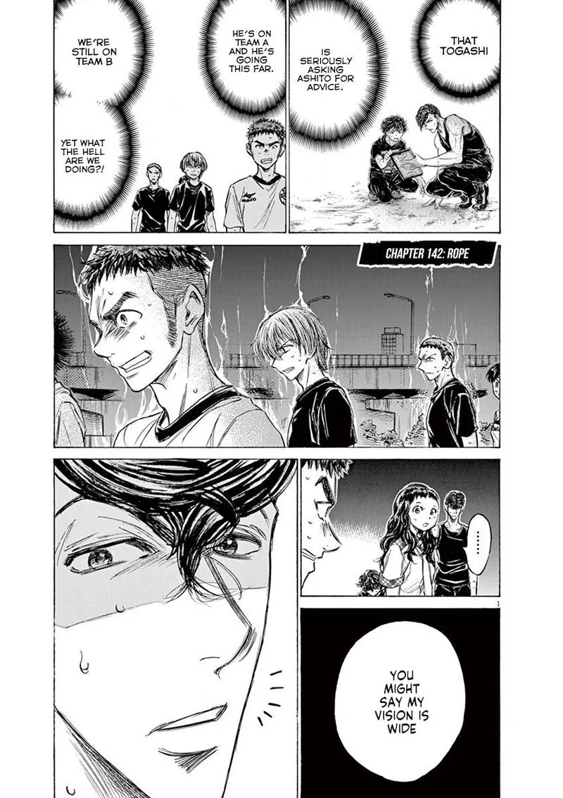 Ao Ashi Chapter 142 page 1