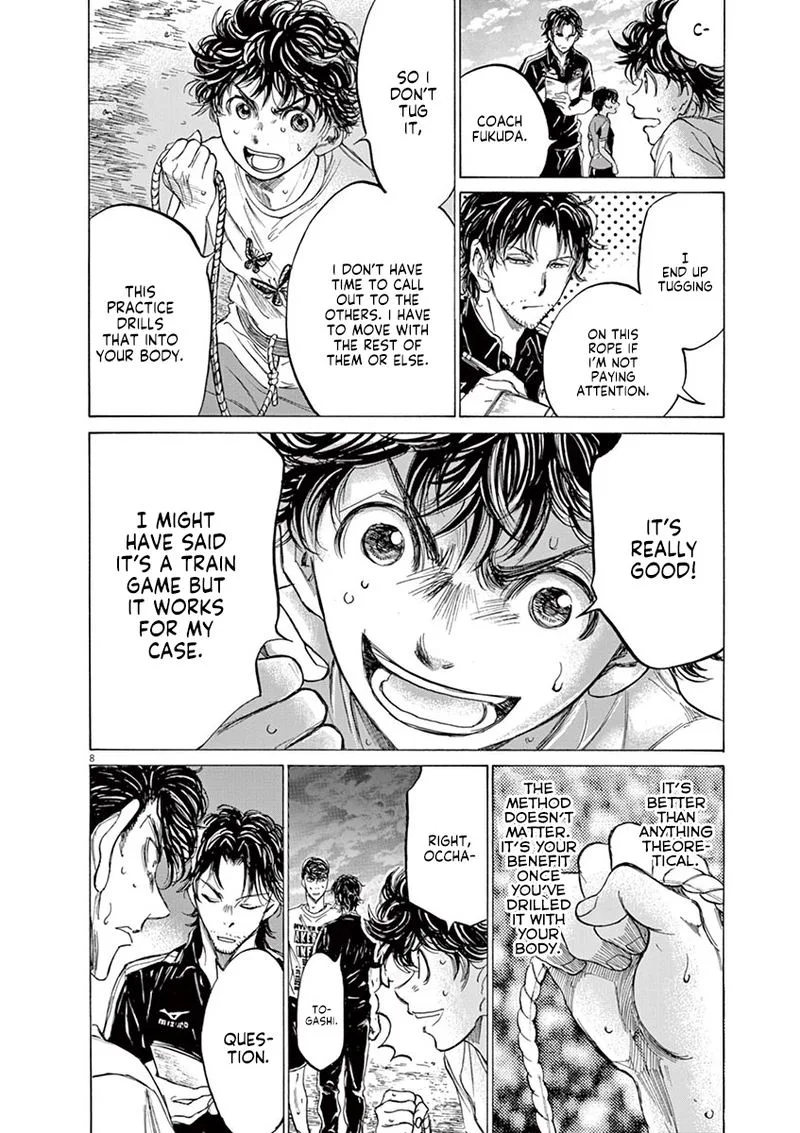Ao Ashi Chapter 144 page 8