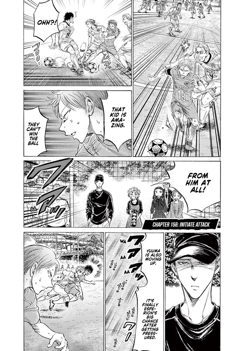 Ao Ashi Chapter 156 page 1