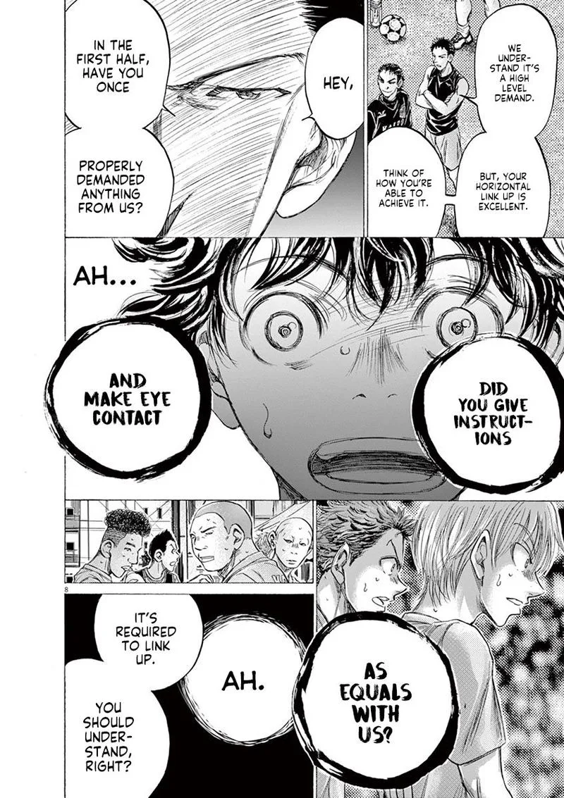 Ao Ashi Chapter 160 page 8