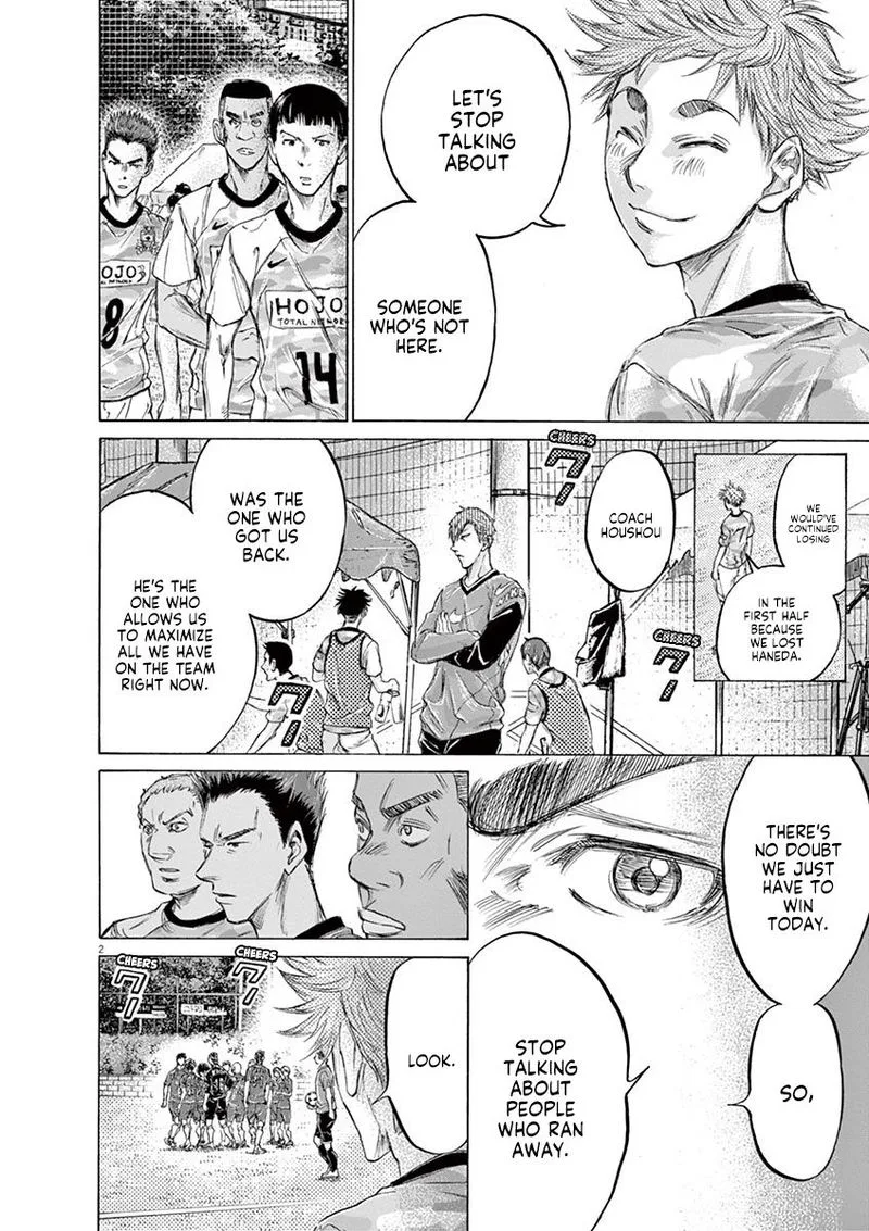 Ao Ashi Chapter 161 page 2
