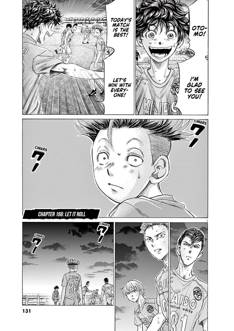 Ao Ashi Chapter 166 page 1