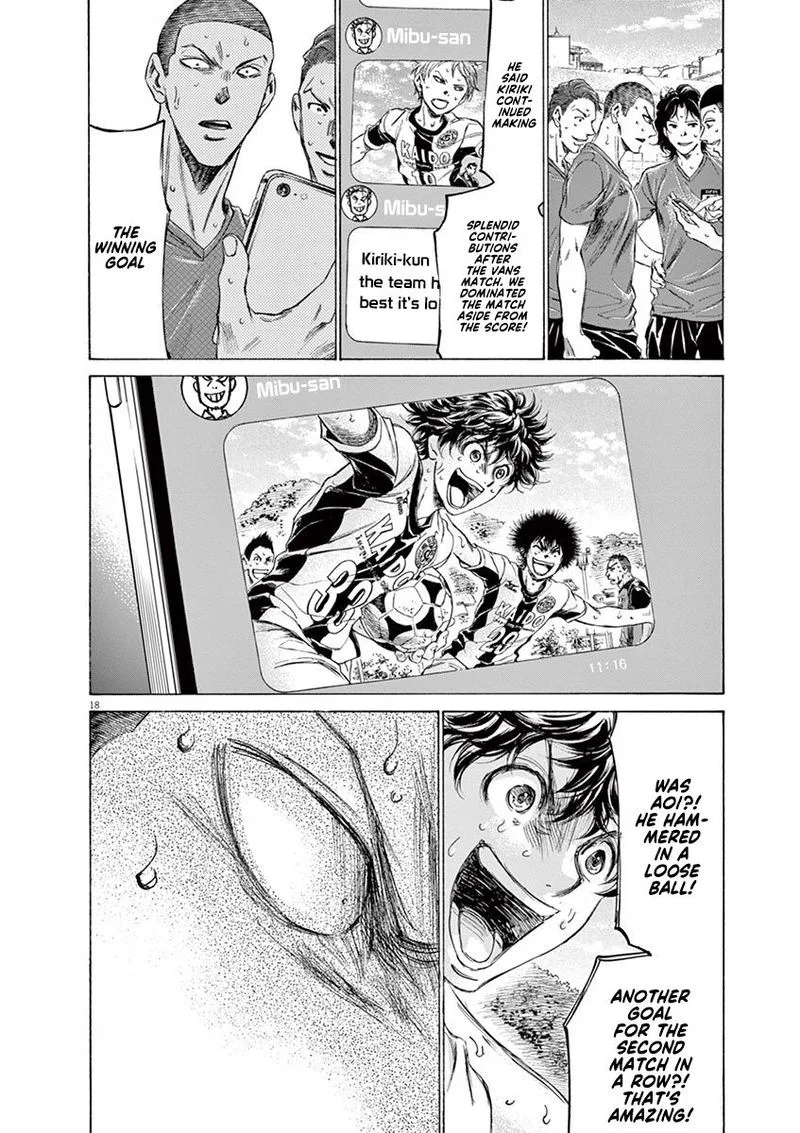 Ao Ashi Chapter 170 page 23