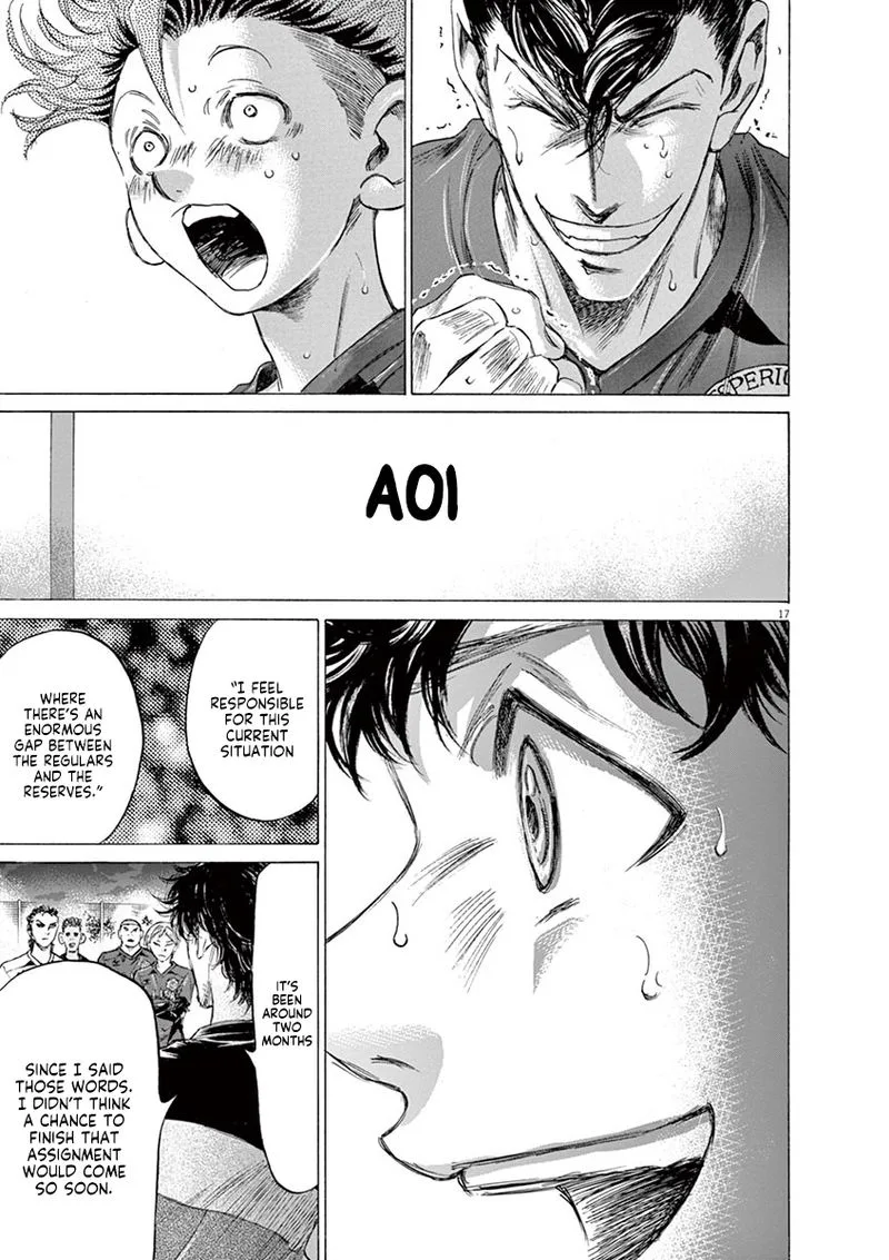Ao Ashi Chapter 174 page 17