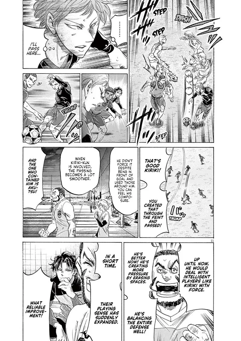 Ao Ashi Chapter 174 page 11