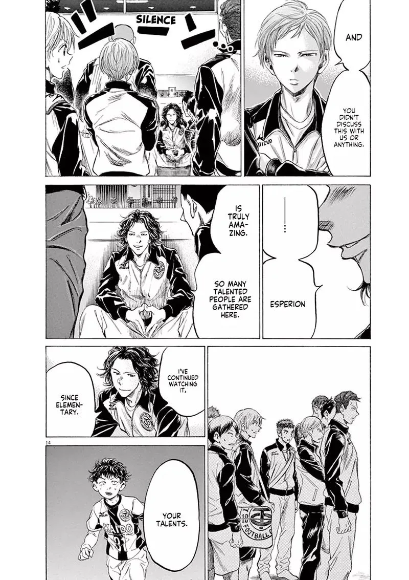 Ao Ashi Chapter 175 page 14