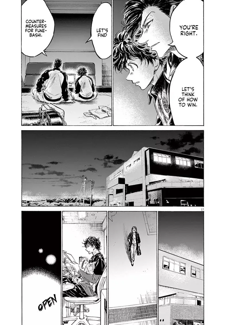 Ao Ashi Chapter 176 page 17