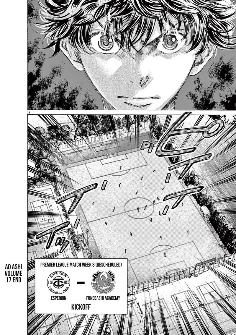 Ao Ashi Chapter 179 page 18
