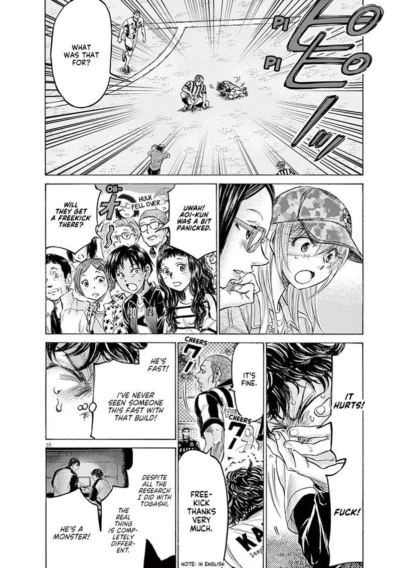 Ao Ashi Chapter 181 page 10
