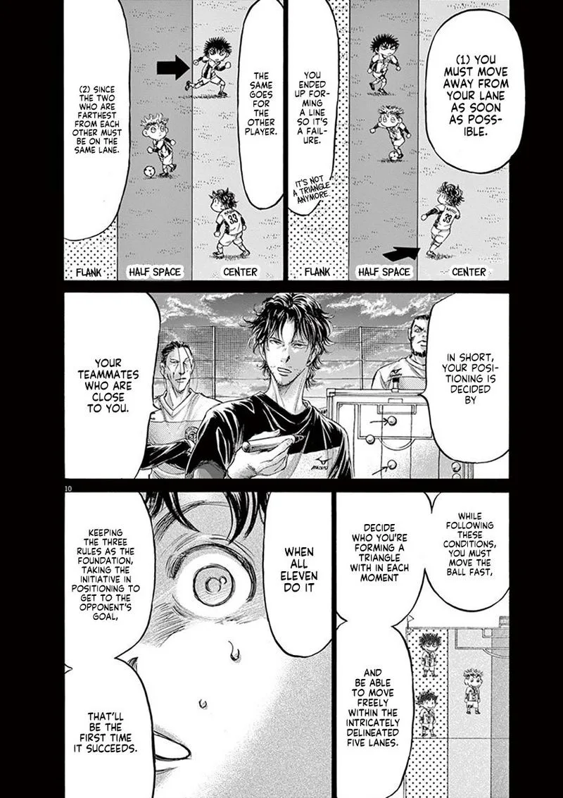 Ao Ashi Chapter 185 page 10