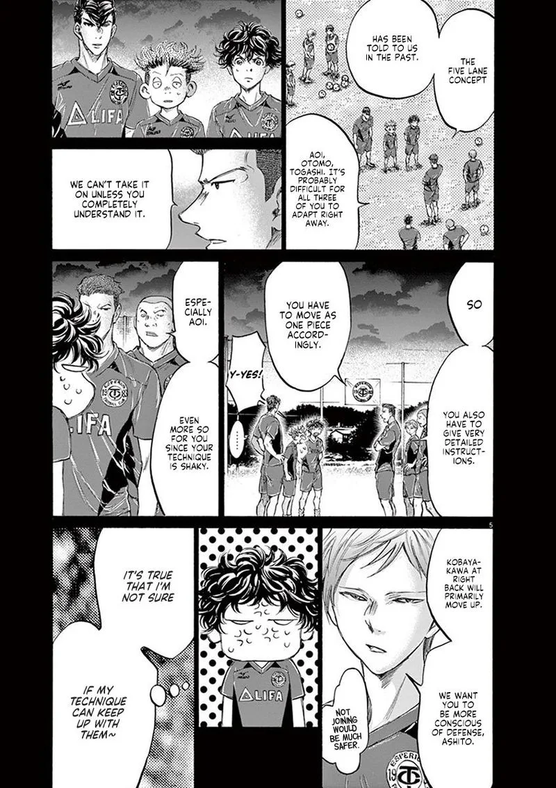 Ao Ashi Chapter 186 page 5
